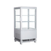 Flat Glass Door 58L -White - Mabrook Hotel Supplies